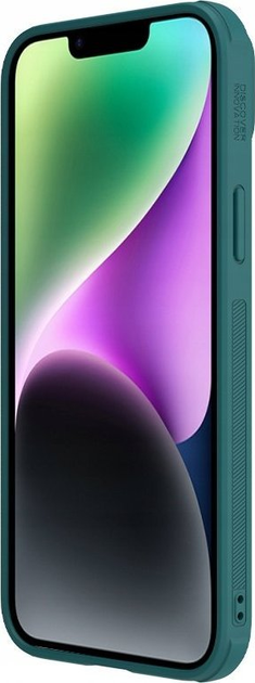 Etui Nillkin CamShield Leather S Case do Apple iPhone 14 Plus Green (6902048249738) - obraz 5