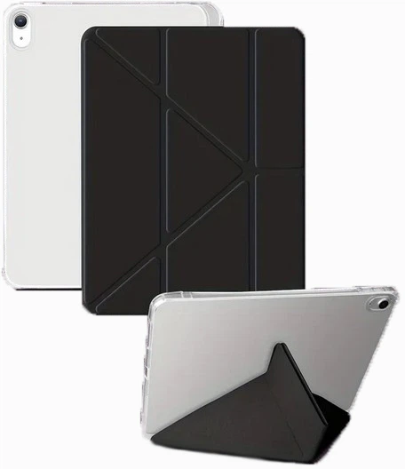 Чехол для планшета BeCover Ultra Slim Origami Transparent для Apple iPad Air 13" M2 2024/iPad Air 13" M3 2025 с креплением Black (BC_711695) - Фото 2 Чехол для планшета BeCover Ultra Slim Origami Transparent для Apple iPad Air 13" M2 2024/iPad Air 13" M3 2025 с креплением Black (BC_711695) - изображение 2
