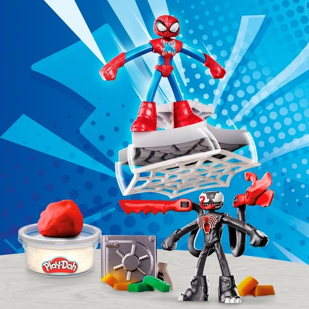 Набір для творчості Hasbro Play-Doh Marvel Spider-Man F9827 (5010996257611) - зображення 7