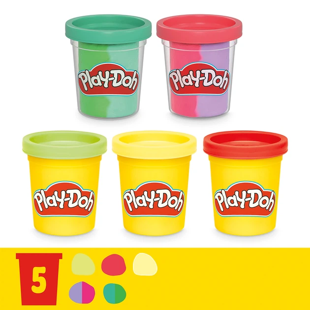 Набір для творчості з масою для ліплення Hasbro Play-Doh Blooming Flowers Квітучі квіти (G0492) - зображення 6