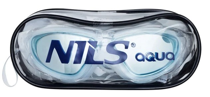 Okulary pływackie Nils AQUA JUNIOR białe NQG280MAF (5907695527315) - obraz 5