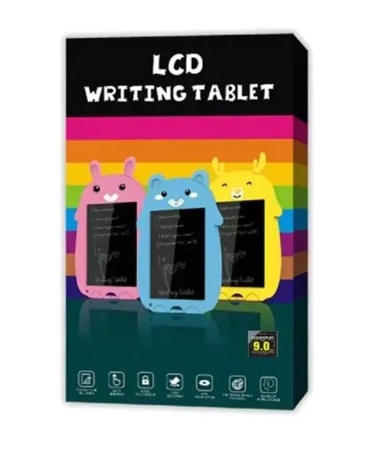 Графічний LCD планшет Animals для малювання та нотаток 9 дюймів синій - зображення 7