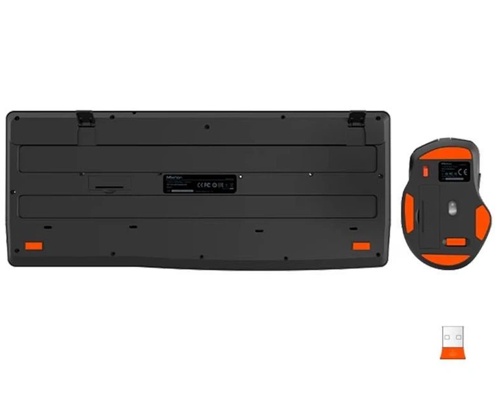 Набор беспроводная клавиатура + мышь MeeTion MT-C4130 черная - изображение 6