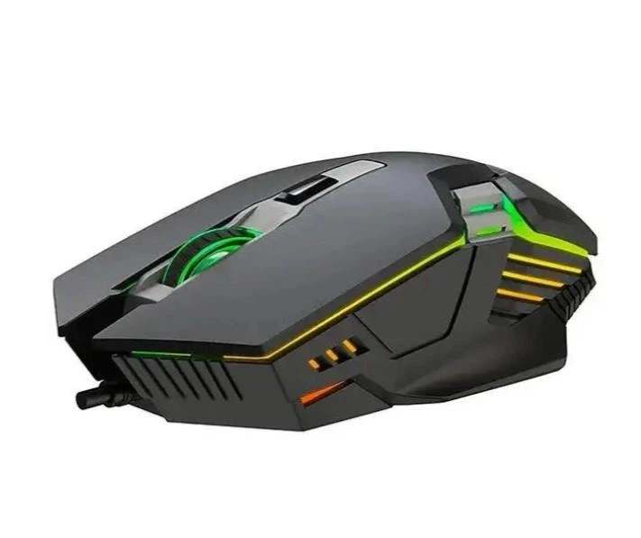 Мишка дротова ігрова XTRIKE ME GM-110 на 3600DPI 4 клавіші з RGB підсвіткою - Фото 1 Мишка дротова ігрова XTRIKE ME GM-110 на 3600DPI 4 клавіші з RGB підсвіткою - зображення 1