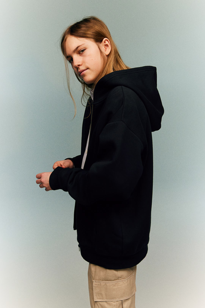 Толстовка H&M пх10381 чорна 134-140 - зображення 3