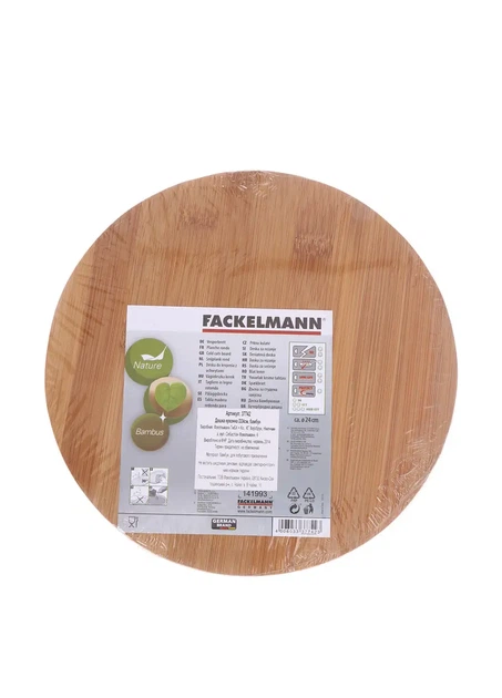 Дошка Fackelmann бамбукова кругла 24 см (37742PG) - зображення 2