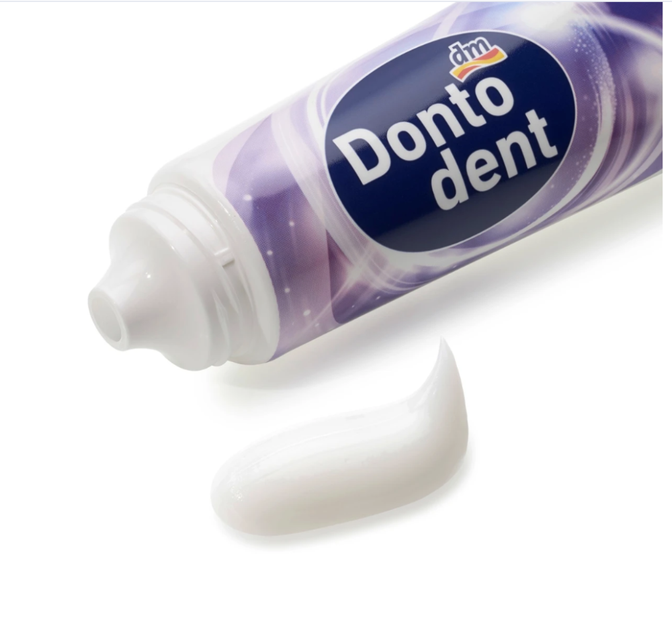 Зубна паста для відбілювання зубів Dontodent Brillant weiss, 125 мл - зображення 2