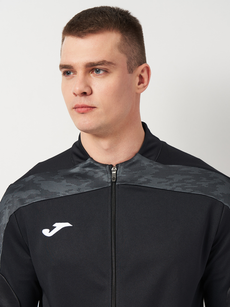 Спортивний костюм чоловічий Joma Championship Viii 104201.110 M Чорний/Сірий (8447150621938) - зображення 5
