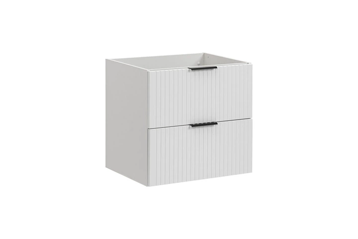 Тумба со столешницей, для ванной комнаты Adel White 60 см Comad SET -ADW B 60 CM белый/ дуб ADEL - изображение 2