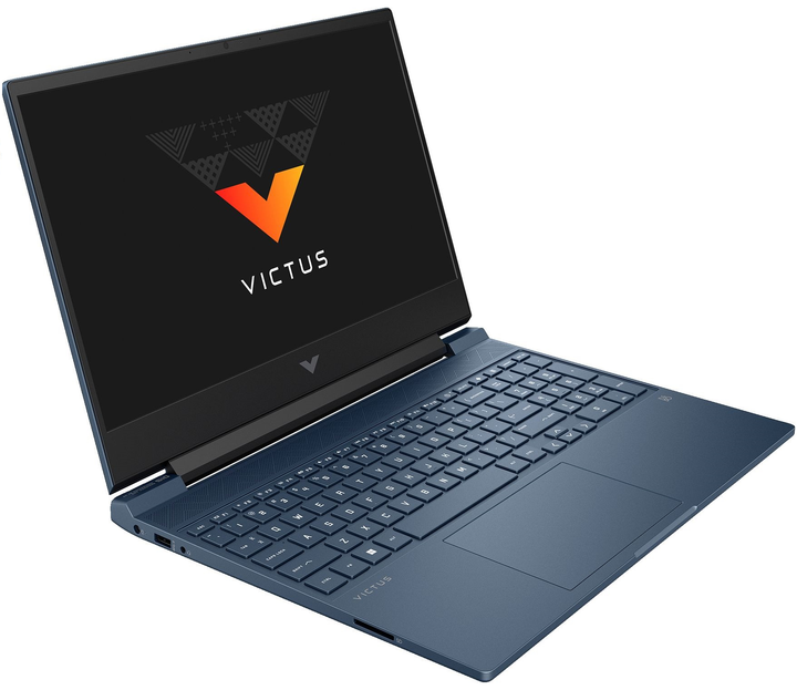 HP Ноутбук Victus 15-fb2001ua 15.6" FHD IPS AG, AMD R7-8845HS, 16GB, F1024GB, NVD4050-6, DOS, синій - Фото 2 HP Ноутбук Victus 15-fb2001ua 15.6" FHD IPS AG, AMD R7-8845HS, 16GB, F1024GB, NVD4050-6, DOS, синій - зображення 2