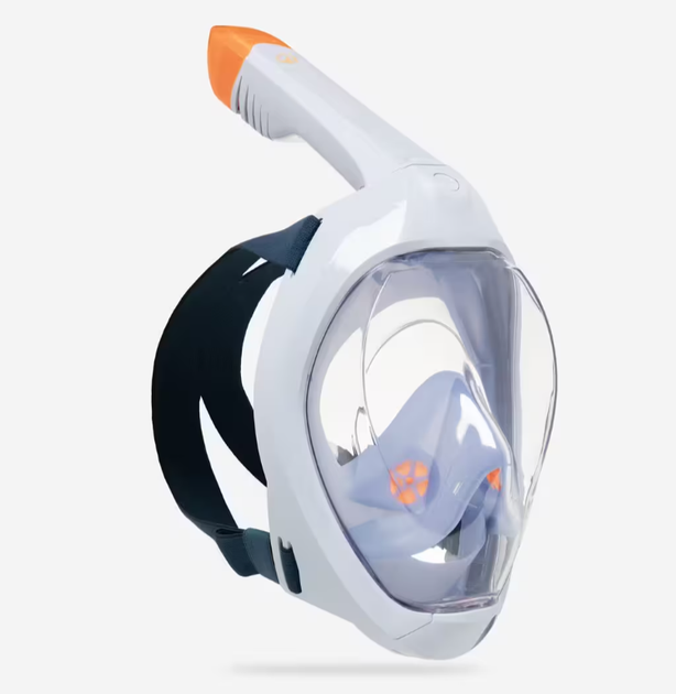 Набір (Маска + Ласти) Subea Easybreath M/L UA46/47 для Плавання, Нирання, Снорклінгу Блакитний - зображення 4