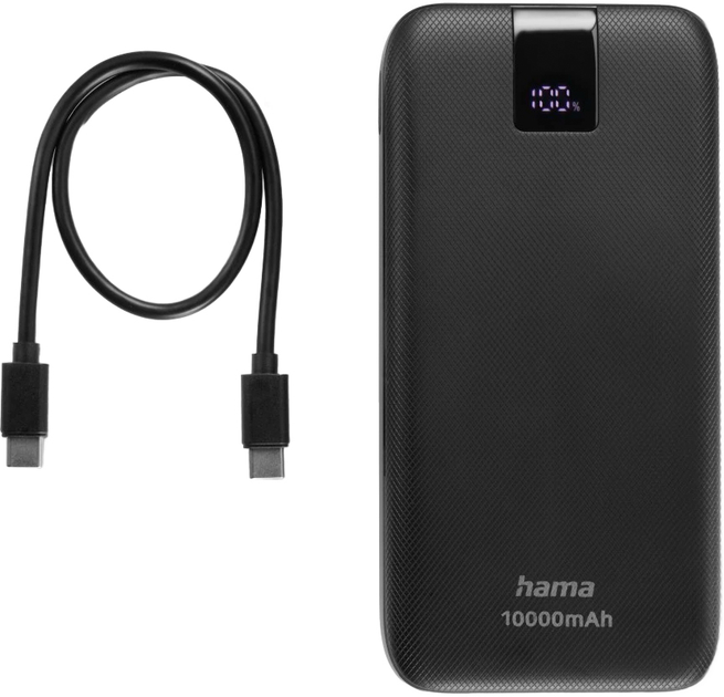 Powerbank Hama PD 10 10000 mAh 20W Anthracite (4047443514806) - obraz 10