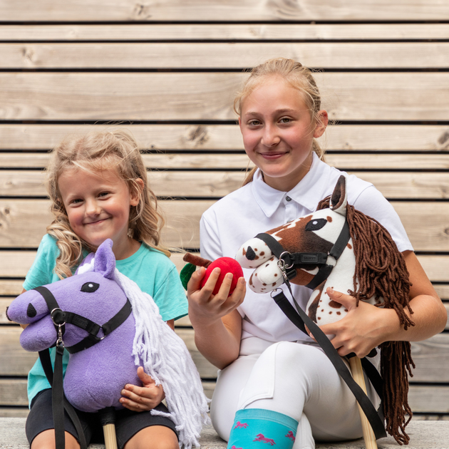 Кінь на палиці Hobby Horse Skippi З вуздечкою і віжками A5 Лавандовий (5906361450636) - зображення 4