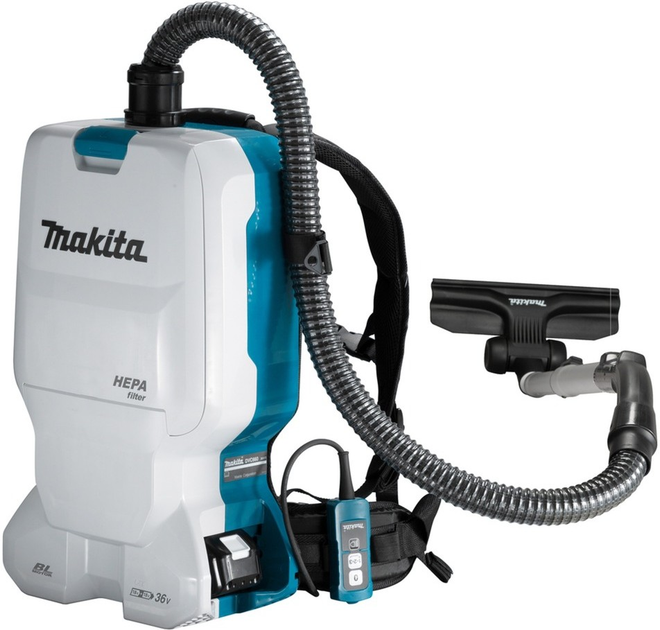 Акумуляторний ранцевий пилосос Makita DVC660Z без акумулятора та зарядного пристрою - зображення 5