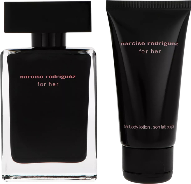 Zestaw damski Narciso Rodriguez For Her Woda toaletowa 50 ml + Lotion do ciała 50 ml (3423222092665) - obraz 3