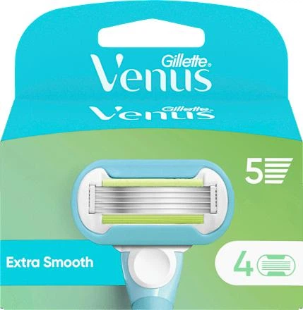 Змінні картриджі для гоління (леза касети) жіночі Venus Extra Smooth (Embrace) 4 шт - зображення 2