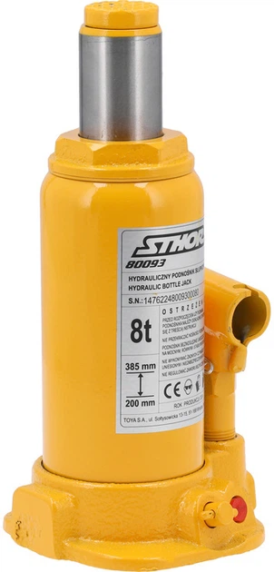 Podnośnik hydrauliczny słupkowy STHOR 8 t 200-385 mm (80093_v) - obraz 2