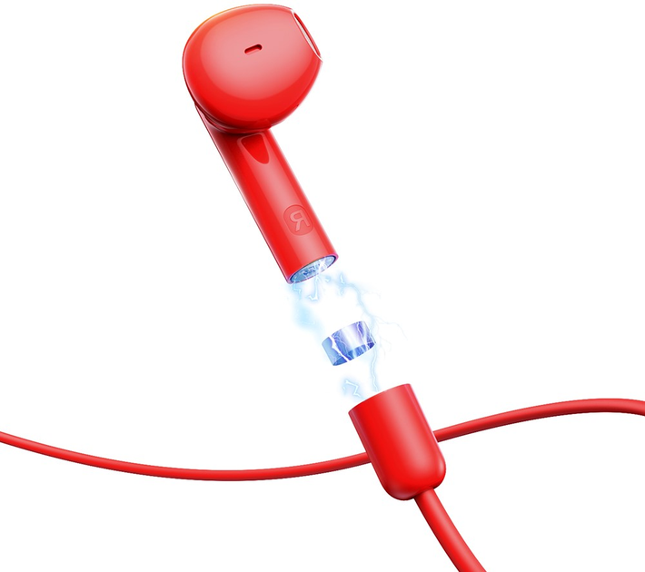 Słuchawki JOYROOM NeckBand JR-DS1 Red (6956116737214) - obraz 3