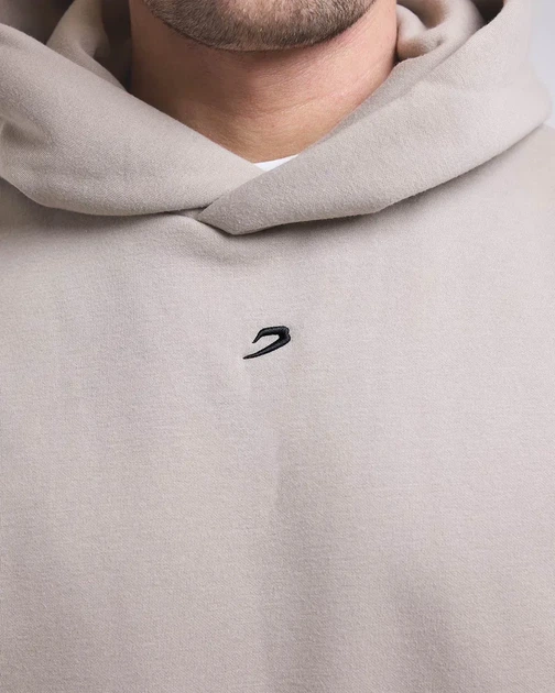 Худі BOXRAW Strike Oversized S Бежеве - Фото 5 Худі BOXRAW Strike Oversized S Бежеве - зображення 5