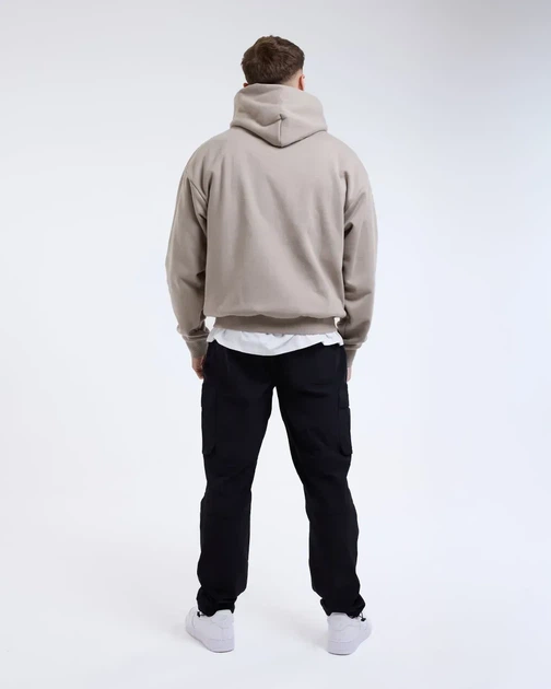 Худі BOXRAW Strike Oversized S Бежеве - Фото 8 Худі BOXRAW Strike Oversized S Бежеве - зображення 8