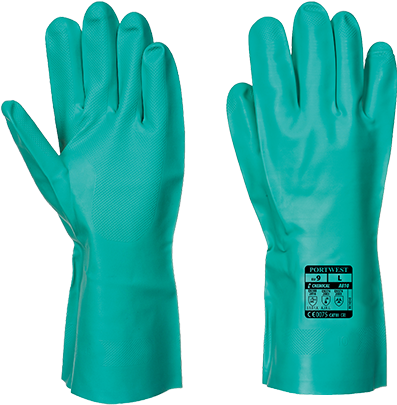 Перчатки нитриловые устойчивые к химикатам Portwest Nitrosafe A810, размер M - Фото 5 Перчатки нитриловые устойчивые к химикатам Portwest Nitrosafe A810, размер M - изображение 5