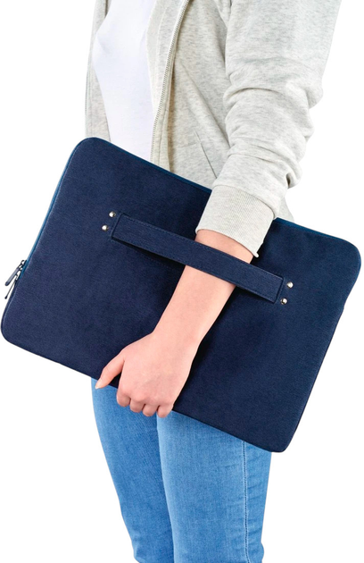 Etui Hama Cali 13.3"- 14.1" Dark Blue (4047443483881) - obraz 3