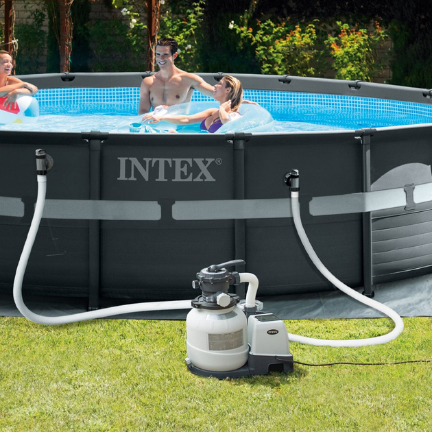 Насос фільтруючий пісочний до басейну Intex 7900 л/год 26646 (6941057413907) - зображення 13