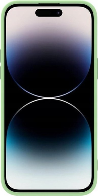 Etui Nillkin CamShield Silky Silicone Case do Apple iPhone 14 Pro Green (6902048249271) - obraz 4