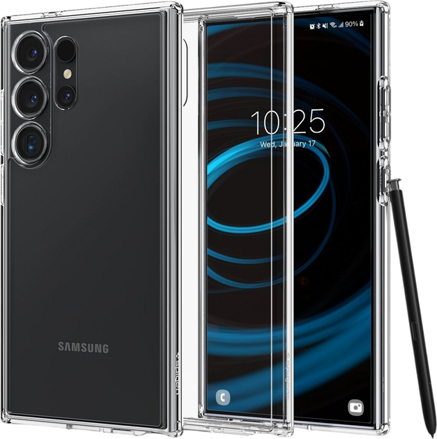 Etui Spigen Ultra Hybrid do Samsung Galaxy S24 Ultra Crystal Clear (8809971221771) - obraz 9