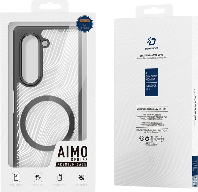Панель Dux Ducis Aimo Mag для Samsung Galaxy Z Fold 6 Black (6934913007341) - зображення 4