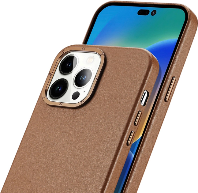 Панель Dux Ducis Grit для Apple iPhone 14 Pro Max Brown (6934913035016) - зображення 4