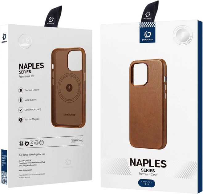 Etui Dux Ducis Naples do Apple iPhone 14 Plus Brown (6934913034675) - obraz 6