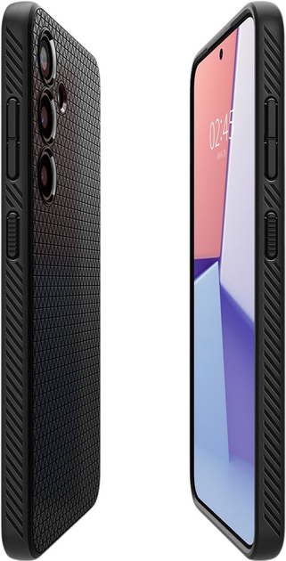 Etui Spigen Liquid Air do Samsung Galaxy S24 Matte Black (8809971222259) - obraz 9