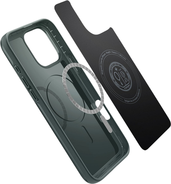 Etui Spigen Thin Fit MagFit do Apple iPhone 16 Pro Max Abyss Green (8809971229173) - obraz 5