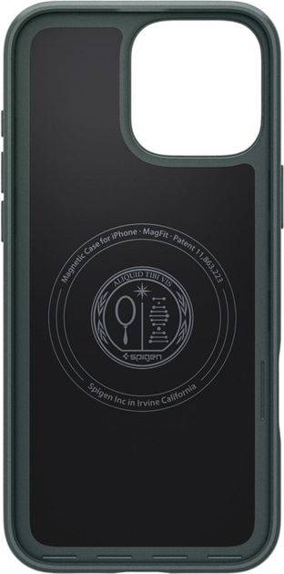 Etui Spigen Thin Fit MagFit do Apple iPhone 16 Pro Max Abyss Green (8809971229173) - obraz 8