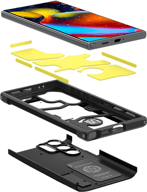 Панель Spigen Tough Armor для Samsung Galaxy S24 Ultra Black (8809971221856) - зображення 5