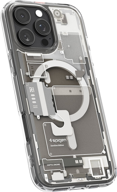 Etui Spigen Ultra Hybrid MagFit Zero One do Apple iPhone 16 Pro Natural Titanium (8809971230490) - obraz 5