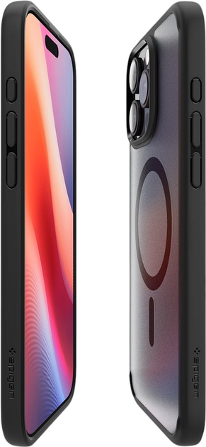 Панель Spigen Ultra Hybrid MagFit для Apple iPhone 16 Pro Frost Black (8809971230469) - зображення 5