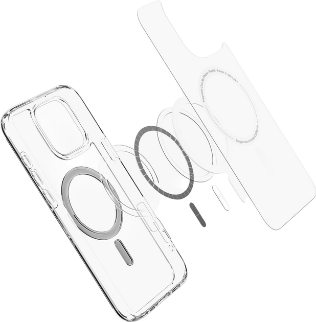 Панель Spigen Ultra Hybrid MagFit для Apple iPhone 16 Pro Graphite (8809971230421) - зображення 6