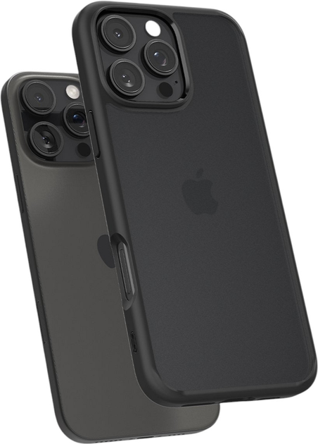 Панель Spigen Ultra Hybrid для Apple iPhone 16 Pro Max Frost Black (8809971229319) - зображення 4