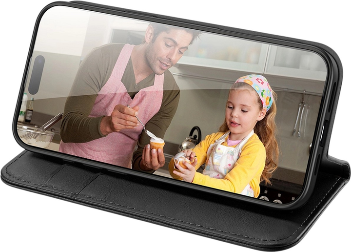 Etui z klapką Dux Ducis Hivo do Apple iPhone 16 Black (6934913003275) - obraz 3