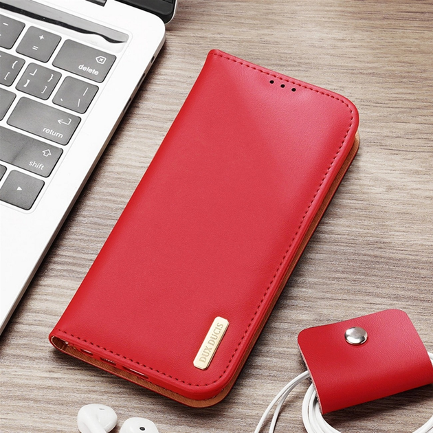 Чохол-книжка Dux Ducis Hivo для Samsung Galaxy S23 Plus Red (6934913031773) - зображення 4