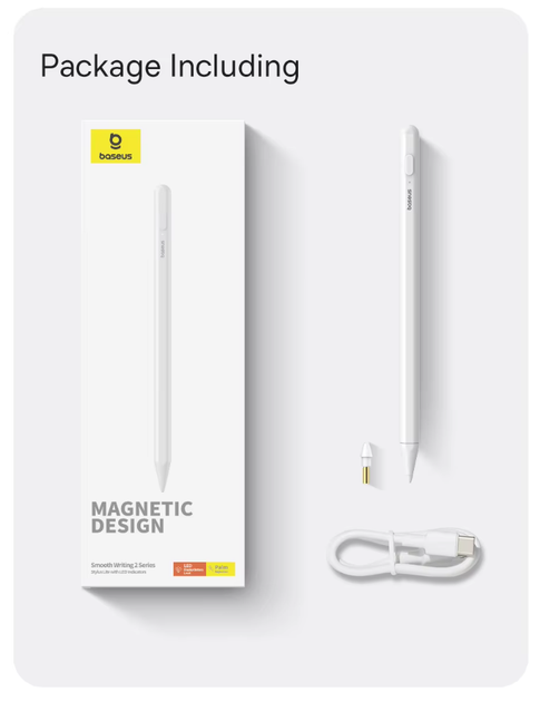 Стилус для iPad - Baseus Stylus Lite для планшета Apple Pencil iPad Pro 2018-2023 - изображение 10