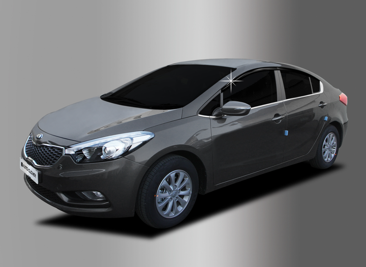 Дефлектори вікон KIA Cerato 2012- 4шт Clover AC A147 - зображення 6