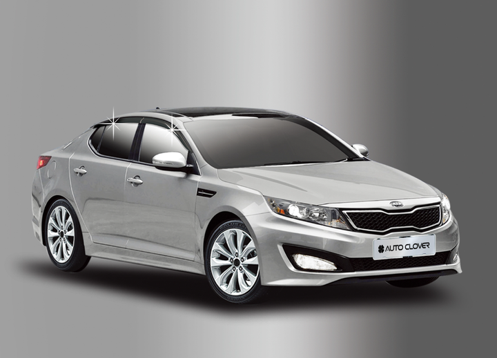 Дефлекторы окон KIA Optima 2011-2015 4шт Clover AC A121 - изображение 8
