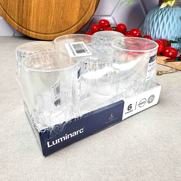 Небольшие стаканы 160 мл 6 шт Luminarc Lancier - Фото 3 Небольшие стаканы 160 мл 6 шт Luminarc Lancier - изображение 3