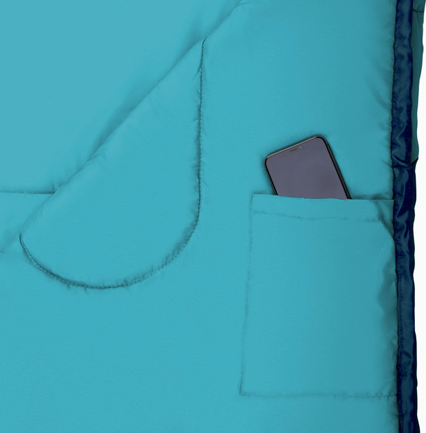 Спальний мішок Nils Camp NC2008 Розмір L Blue-Light Blue (5907695544763) - зображення 7
