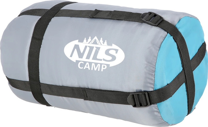Спальний мішок двомісний Nils Camp NC2008 Розмір M Grey-Green (5907695595994) - зображення 16