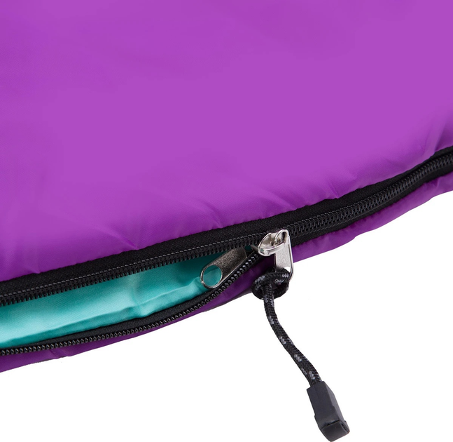 Śpiwór Nils Camp NC2008 kempingowy Rozm. M Purple-Turquoise (5907695598049) - obraz 9