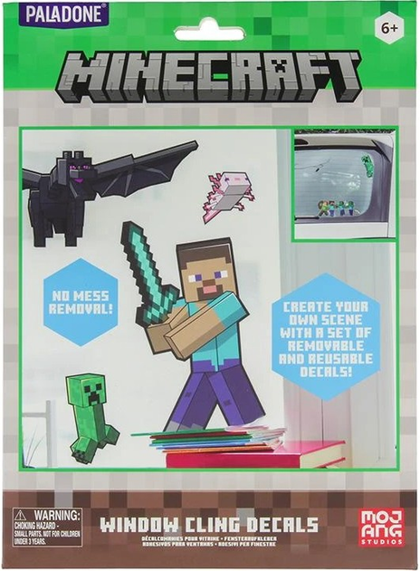 Набір наклейок Paladone Minecraft (5056577733075) - зображення 3